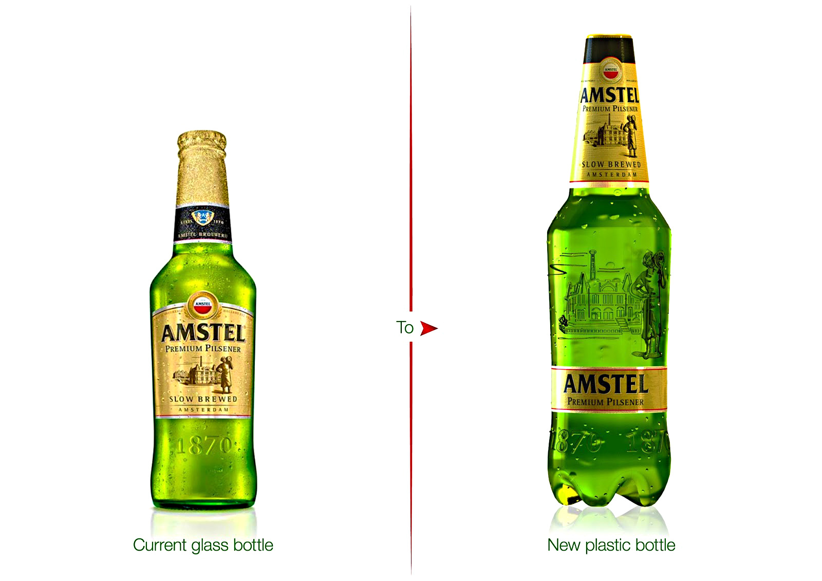 Хорошо провести время можно с литровой бутылкой пива Amstel Premium Pilsener