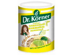 Сладкие хлебцы с медом, клюквой и лимоном Dr.Körner