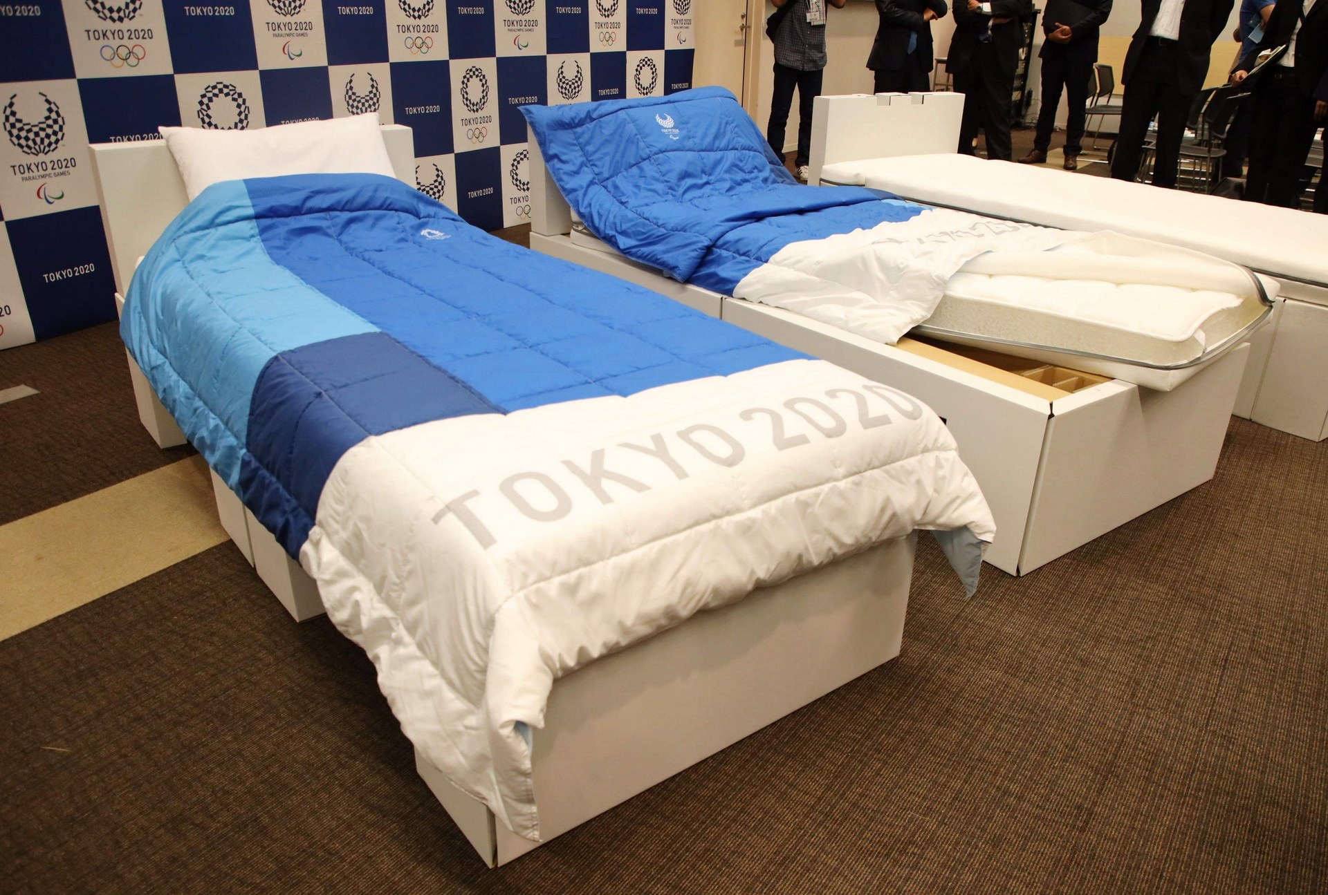 Олимпиада в Токио 2021 картонные кровати